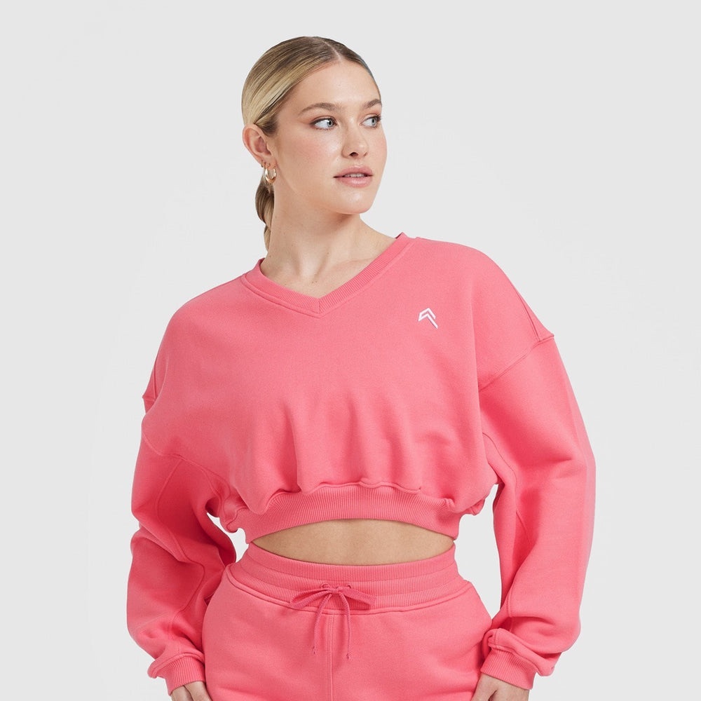 Oner Active All Day Oversized V-Neck Sweatshirt